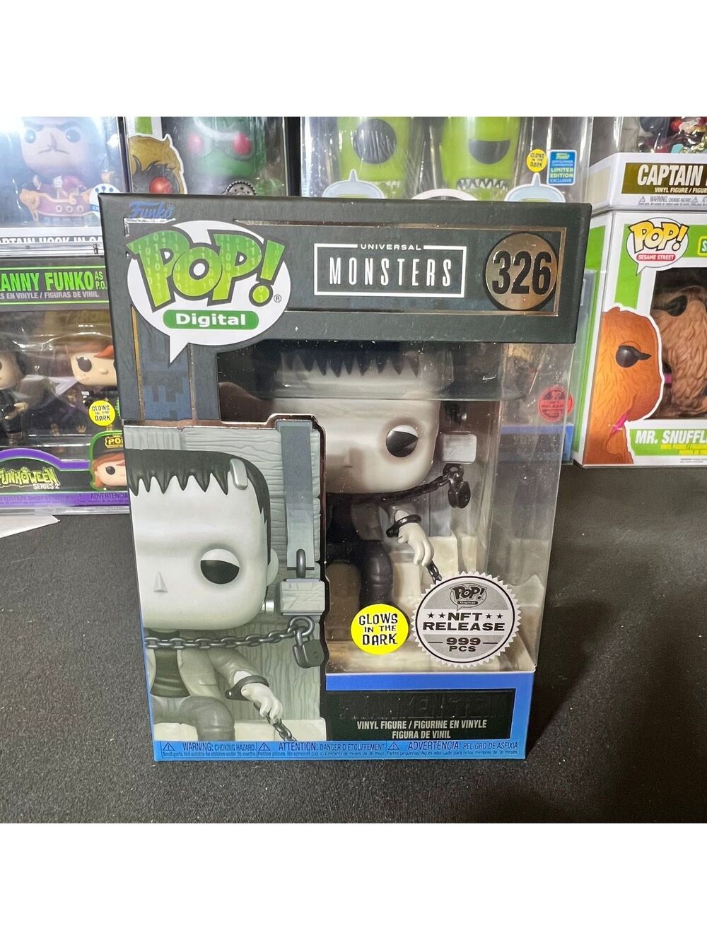 Funko Pop Digital Universal Monsters Frankenstein Grail 326 GITD NFT 999 Pcs